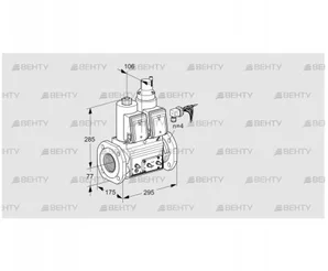 VCS665F05NLWRE/MPMM/PPEP (88207173) Сдвоенный газовый клапан Kromschroder