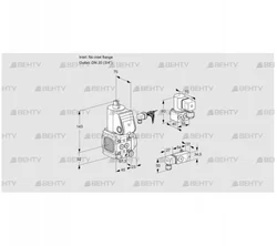 VAS1-/20R/NW (88005226) Газовый клапан Kromschroder