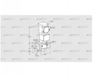 VK 250F05T5HA93V (85311155) Газовый клапан с приводом Kromschroder