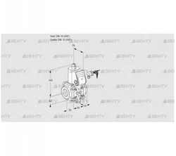 VAS110R/NK (88000610) Газовый клапан Kromschroder