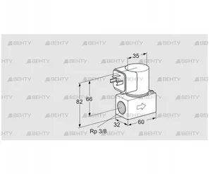 VG 10R01T5 (85233012) Запорный газовый клапан Kromschroder