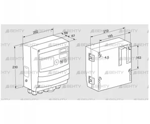 BCU460W8P2C0D0000K1E1-/LM400WF3O0E1- (88680299) Блок управления горением Kromschroder