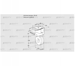 IBG65/40Z05/20-30W3TR10 (88301350) Дроссельная заслонка Kromschroder