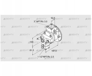 TJ28.0100-D5AMBHNC4XXXAB1 (85401142) Газовая горелка Kromschroder