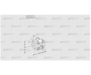 VFC1T25/25N05-20MMMM (88301196) Регулирующий клапан Kromschroder