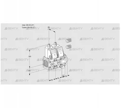 VCS3E50F/50R05FNNVWR3/PPPP/PPPP (88106190) Сдвоенный газовый клапан Kromschroder