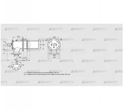 ZIC 200RB-400/435-(20)D (84277652) Газовая горелка Kromschroder