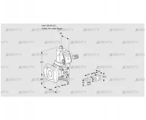 VAS350/-F/NWSR (88013353) Газовый клапан Kromschroder