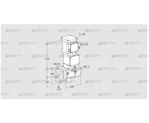 VK 50F80T5HG93D (85317020) Газовый клапан с приводом Kromschroder