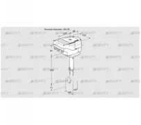 IBH80Z01A/20-15W3E (88301257) Дроссельная заслонка Kromschroder