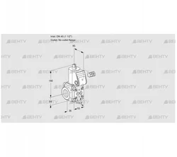 VAS340/-R/NW (88013264) Газовый клапан Kromschroder