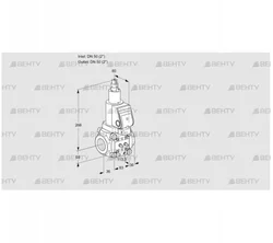 VAS3T50N/LQSR (88032634) Газовый клапан Kromschroder