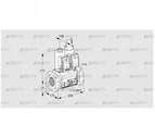 VCS6T65A05NLQSRE/PPVP/PPPP (88204027) Сдвоенный газовый клапан Kromschroder