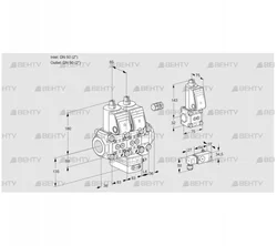 VCG3E50R/50R05NGEVWR/-3PP/PPBS (88107330) Клапан с регулятором соотношения Kromschroder