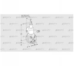 VAS120R/LWGL (88010290) Газовый клапан Kromschroder