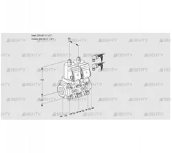 VCS2E40R/40R05NNKGR8/PPPP/PPPP (88105609) Сдвоенный газовый клапан Kromschroder