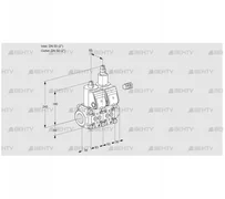 VCS3E50R/50R05NLWR/PPPP/PPPP (88100573) Сдвоенный газовый клапан Kromschroder