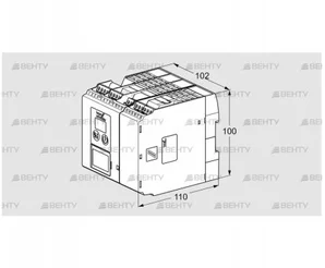 FCU500WC1F0H0K1-E (88621323) Автомат безопасности агрегатов Kromschroder