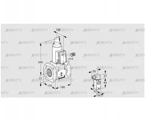 VAS665F05LW3B/P2/PP (88207669) Газовый клапан Kromschroder