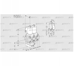 VCD1T25N/25N05D-50NKGL/PPZS/PPPP (88104059) Регулятор давления Kromschroder