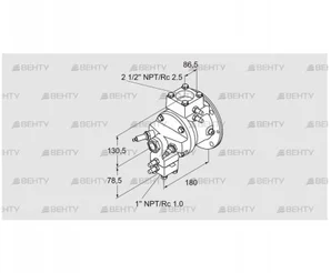 TJ28.0075-A1AMBHNF5D9XSB0 (85401187) Газовая горелка Kromschroder