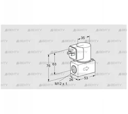 VG 6K03T6G (85229011) Запорный газовый клапан Kromschroder