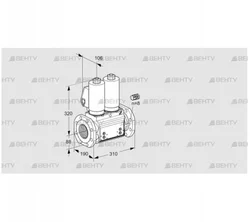 VCS780F05NNWGL3B/PPPP/MMMM (88204677) Сдвоенный газовый клапан Kromschroder