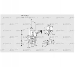 VAS125R/NQ (88006335) Газовый клапан Kromschroder