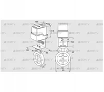 IDR50Z03D450AU/50-60W30TR10 (88303224) Дроссельная заслонка Kromschroder