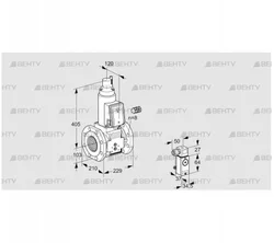 VAS8100F05LW3B/P2/MM (88207454) Газовый клапан Kromschroder