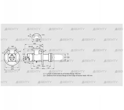 BIC 125RB-400/435-(15)E (84034054) Газовая горелка Kromschroder