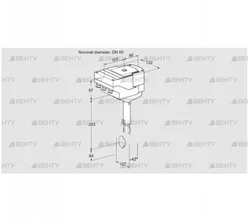 IBH65Z01A/40A2A (88301082) Дроссельная заслонка Kromschroder