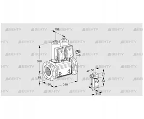 VCS780F05NNWSR3B/4-P3/PPPP (88207133) Сдвоенный газовый клапан Kromschroder