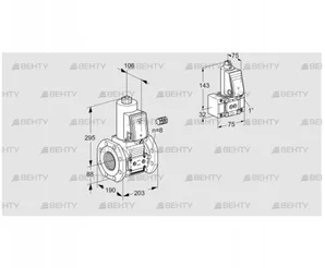 VAS780F05NW3E/PP/Z- (88204158) Газовый клапан Kromschroder