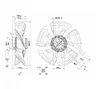 Осевой вентилятор ebmpapst A4E350AO0213