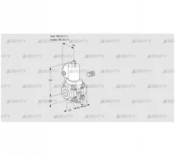 VAS125R/NKSL (88003818) Газовый клапан Kromschroder