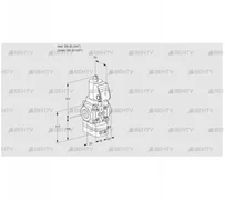 VAV1T20N/NQGRAK (88034260) Газовый клапан с регулятором соотношения Kromschroder