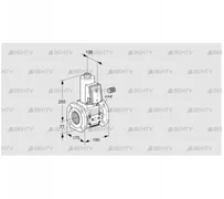 VAS665F05NW3E/PP/PP (88202654) Газовый клапан Kromschroder