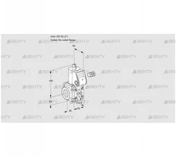 VAS350/-R/NK (88003273) Газовый клапан Kromschroder