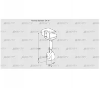 BVHR80Z01A (88302699) Дроссельная заслонка Kromschroder