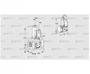 VAS6T65A05NKGRE/PP/B- (88206949) Газовый клапан Kromschroder