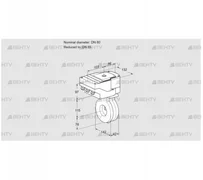 IBA80/65Z05/20-30Q3E (88301845) Дроссельная заслонка Kromschroder