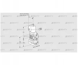 VAV2-/40R/NWSLAK (88019053) Газовый клапан с регулятором соотношения Kromschroder