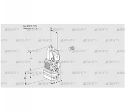 VAD1E15R/25R05FD-25WR/PP/PP (88102002) Газовый клапан с регулятором давления Kromschroder