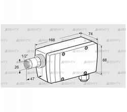 UVC 1D2G1A (84320307) УФ датчик пламени Kromschroder