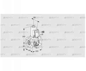 VAS780F05NW3E/EP/PP (88206679) Газовый клапан Kromschroder