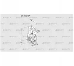 VAS2-/25R/NWSR (88006449) Газовый клапан Kromschroder