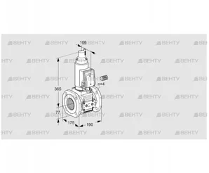 VAS665F05LKGR3E/PP/PP (88204879) Газовый клапан Kromschroder