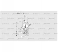 VAS340R/NKSR (88018284) Газовый клапан Kromschroder