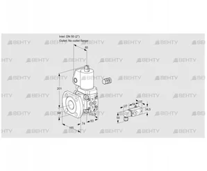 VAS350/-F/NKGL (88024567) Газовый клапан Kromschroder